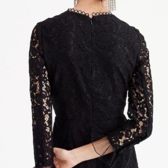 NWT J Crew Long Sleeve Lace Dress - Picture 3 of 3